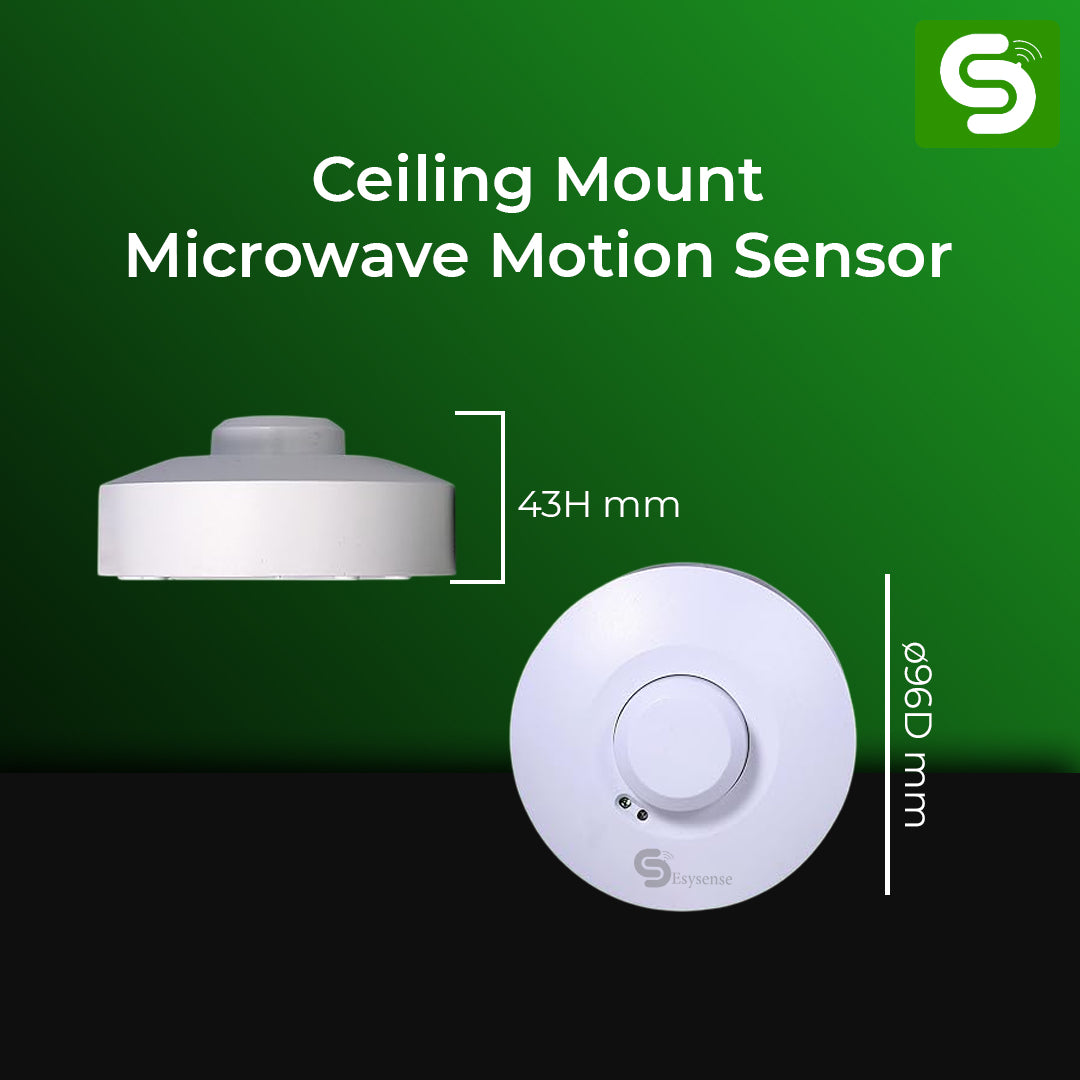 Microwave Motion Sensor, 360° Surface Mount Motion Detector, Radar Motion Sensor with adjustable delay time, motion detector radar, radar motion detector, microwave sensor for human detection, microwave sensors, microwave sensor motion detector, occupancy sensors, vacancy sensor