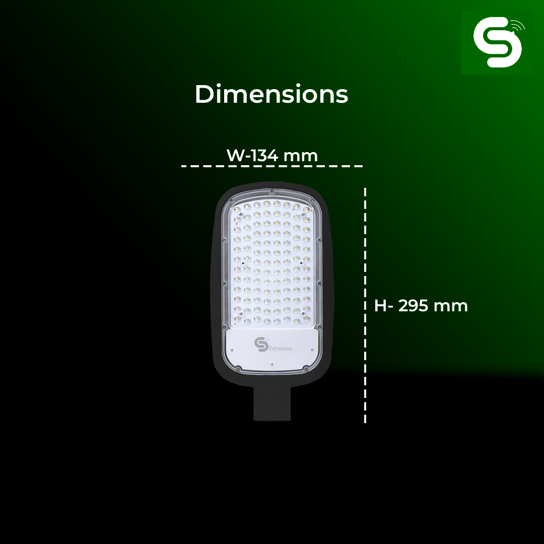 Motion sensor Street Light | Radar Motion Sensor Streetlight with Auto On/Off Functionality | IP65 | 30W