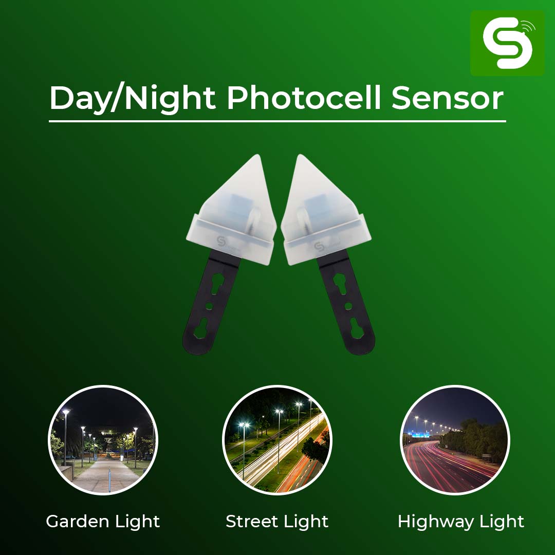 Photocell Sensor | 220-270V AC | 10A Light Control Switch | IP65 Pole-Mount Photocell Sensor
