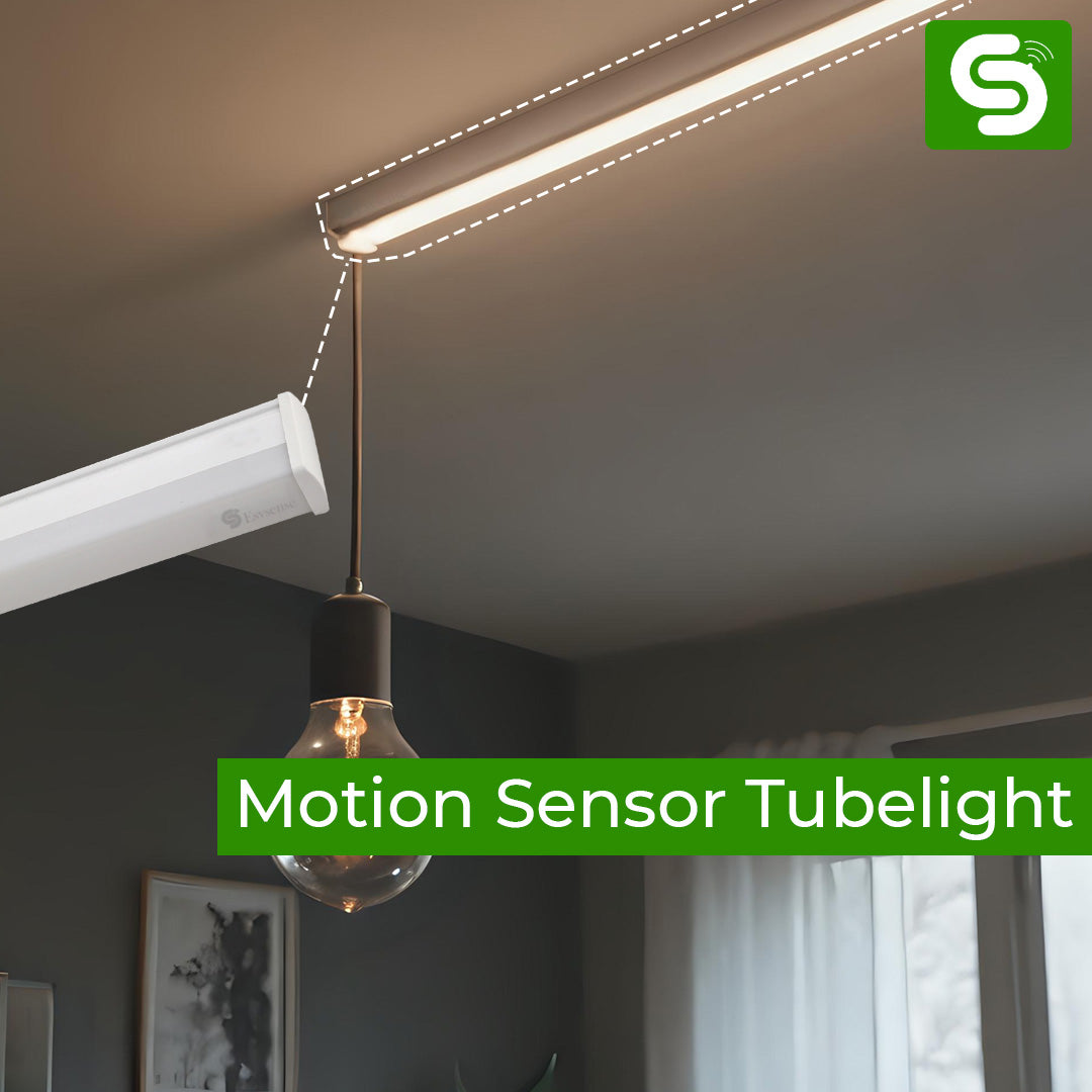 Motion Sensor Tubelight | 2Ft T5 Auto On/Off and Auto Dimmable Motion Sensor Tube light |