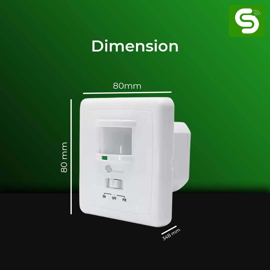 Concealed_wall_mount_PIR_sensor_for_lights_ESYSENSE_ESY-P14_160_wall_mount_motion_detector_Automatic_wall_mount_PIR_sensor_switch_Concealed_PIR_motion_detector_for_indoor_lighting_160_wall_mounted_PIR_sensor_for_corridors_and_rooms_ESYSEN