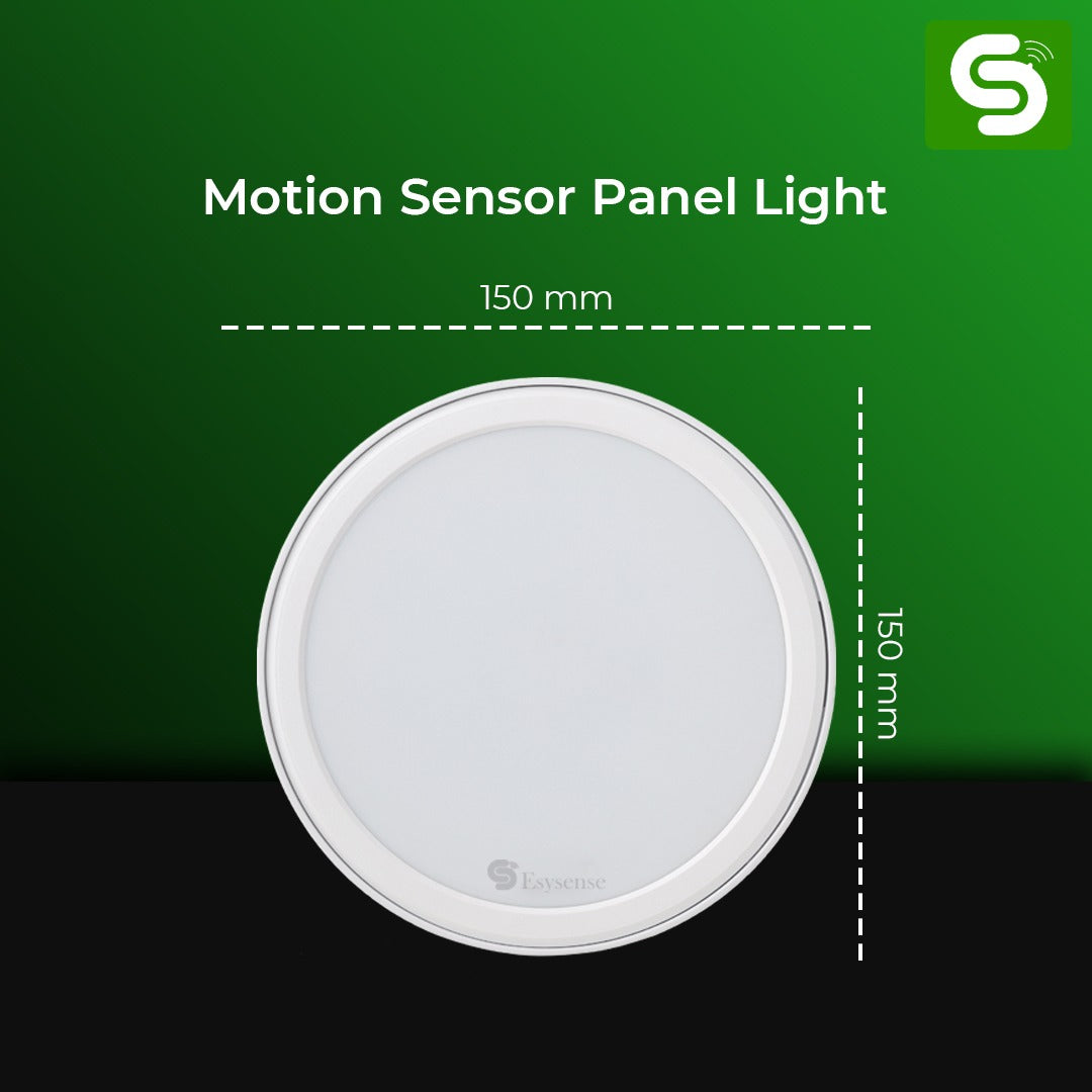 Radar Motion Sensor LED Panel Light | Surface Mount Round Panel Light | Auto On/Off | IP20
