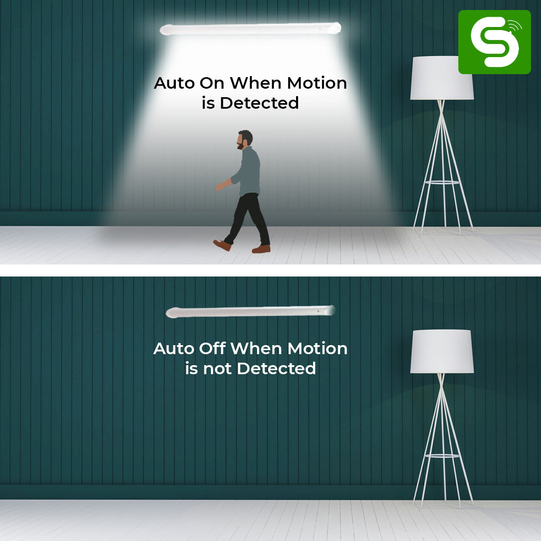 Retrofit motion sensor tubelight, motion sensor tubelight, auto on/off motion sensor tubelight, auto dimmable motion sensor tubelight