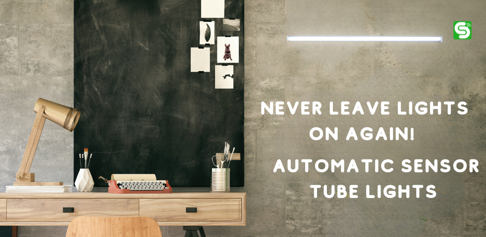 Never Leave Lights On Again! Automatic Sensor Tube Lights showcasing automatic sensor lighting for convenient and energy-efficient indoor illumination.