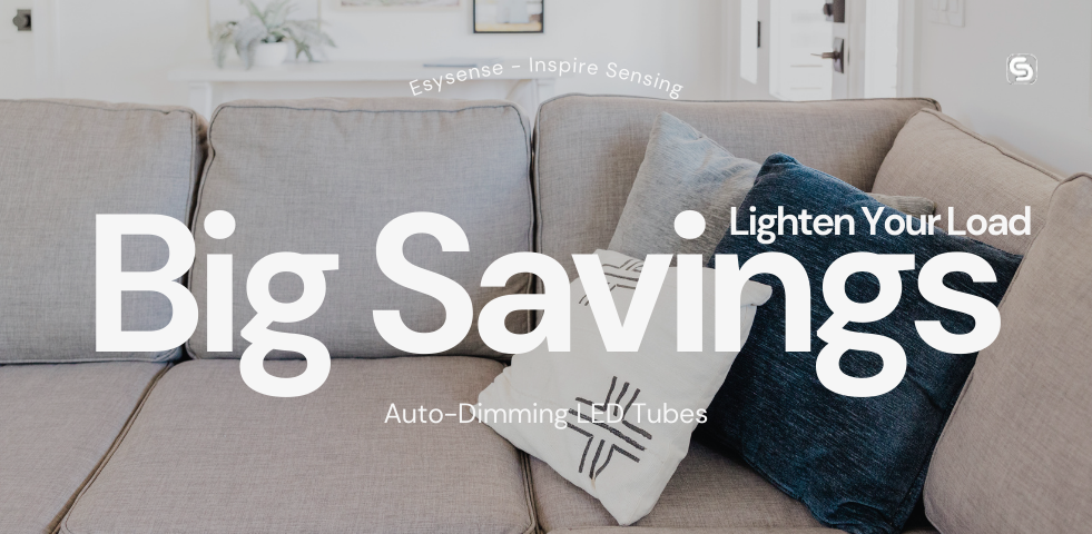 Lighten Your Load with Auto-Dimming LED Tubes showcasing energy-efficient LED lighting with automatic dimming for modern indoor spaces.
