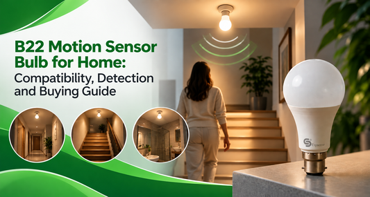 B22 Motion Sensor Bulb for Home: Compatibility, Detection and Buying Guide