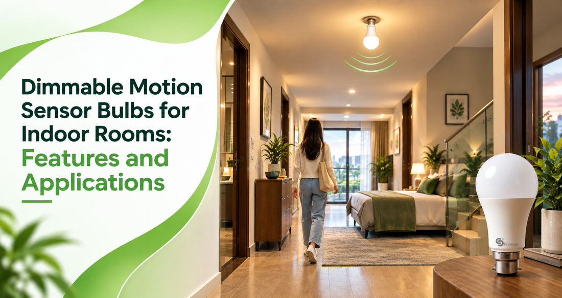 Dimmable Motion Sensor Bulbs for Indoor Rooms: Features and Applications