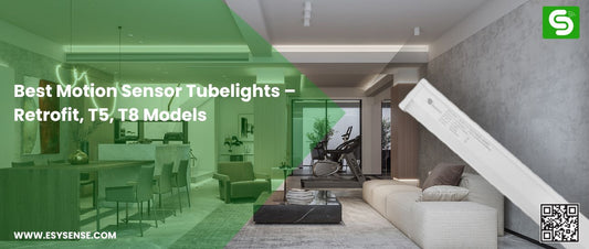 Best Motion Sensor Tubelights – Retrofit, T5, T8 Models featuring smart LED tubelights with automatic motion detection