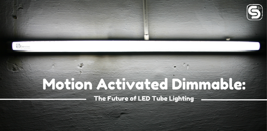 Motion Activated + Dimmable: The Future of LED Tube Lighting showcasing smart LED tube lighting with motion activation and adjustable brightness for modern spaces.