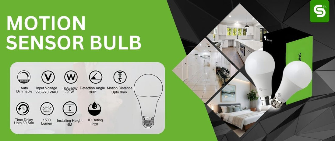 Motion Sensor Bulb - Features Benefits & Complete Guide with PIR and radar sensor technology for smart home lighting