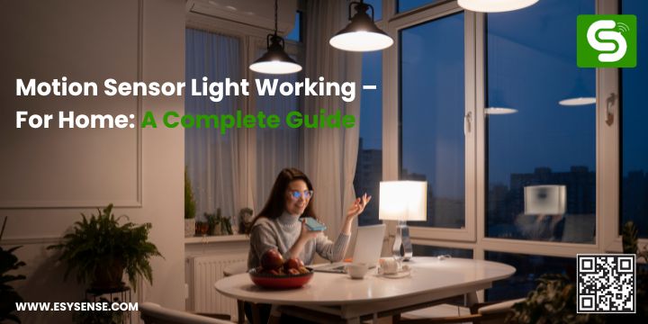 Motion Sensor Light – showing PIR and microwave motion sensor lighting for smart home automation