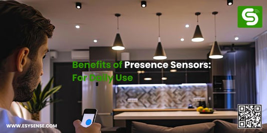 Benefits of Presence Sensors in smart homes, offices, and commercial spaces with automated lighting and energy savings