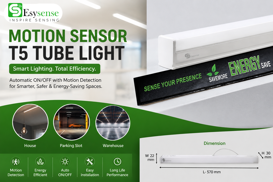 Motion Sensor T5 Tube Light: Benefits, Features & Buying Guide