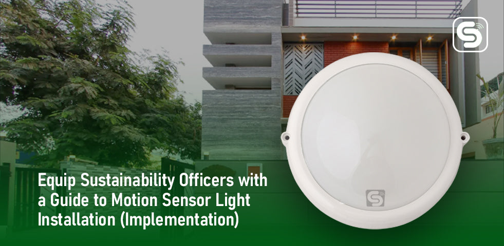 Equip Sustainability Officers with a Guide to Motion Sensor Light Installation highlighting motion sensor lighting for energy-efficient and sustainable indoor spaces.