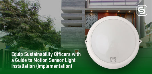 Equip Sustainability Officers with a Guide to Motion Sensor Light Installation highlighting motion sensor lighting for energy-efficient and sustainable indoor spaces.