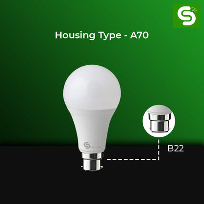 Motion Sensor Bulb with Auto on/off + Day/Night | B22 | 10W