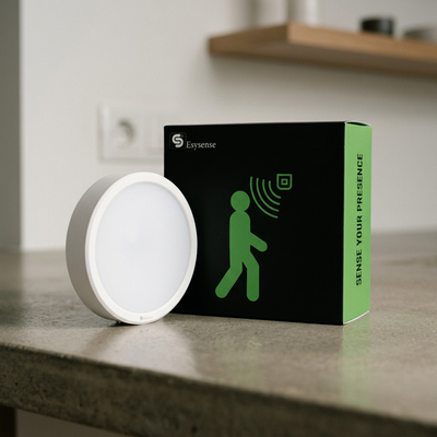 Motion Sensor Surface Round Panel Light, Auto On/Off | IP20 | 15W