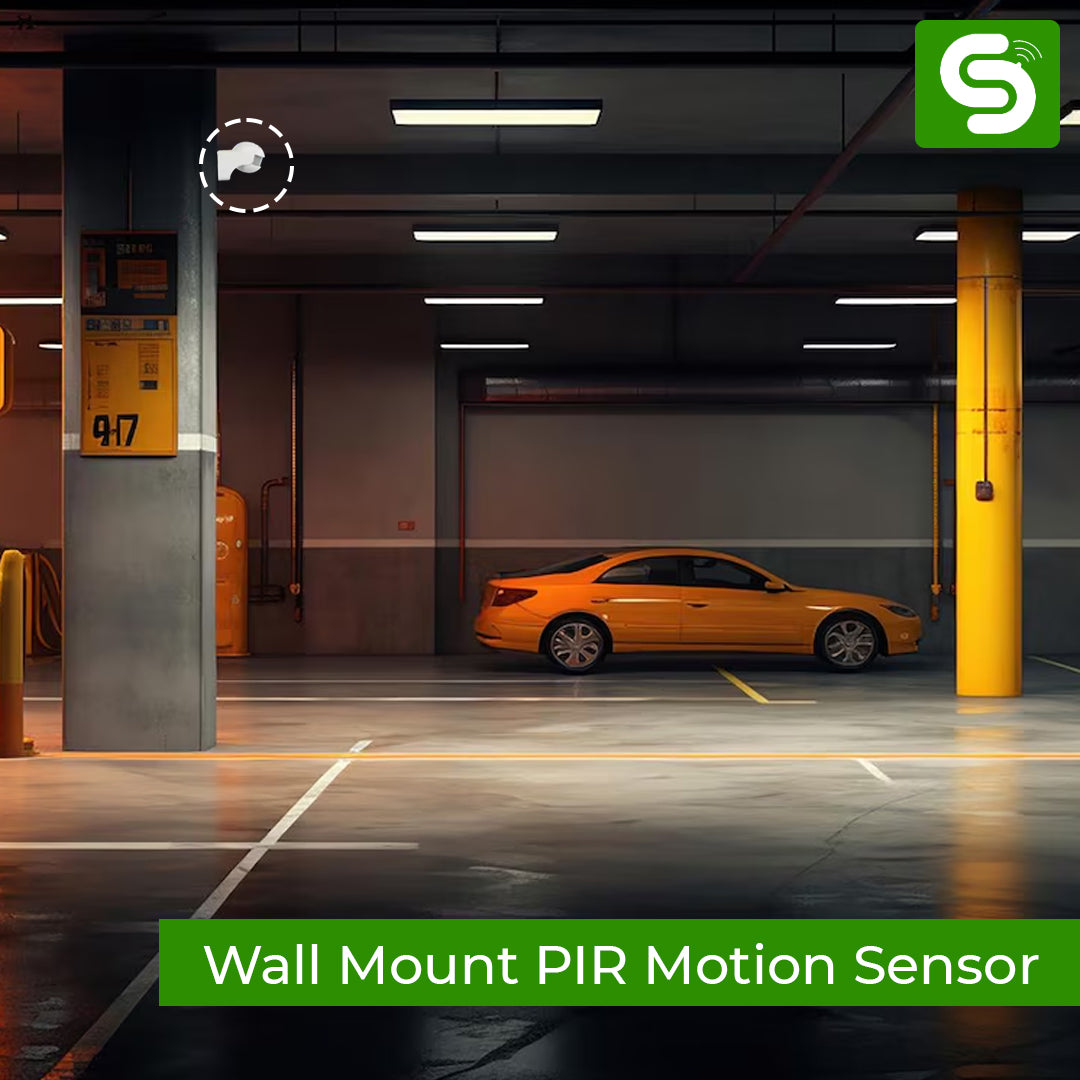 180 Degree Detection Range Motion Detector for Garage and Parking