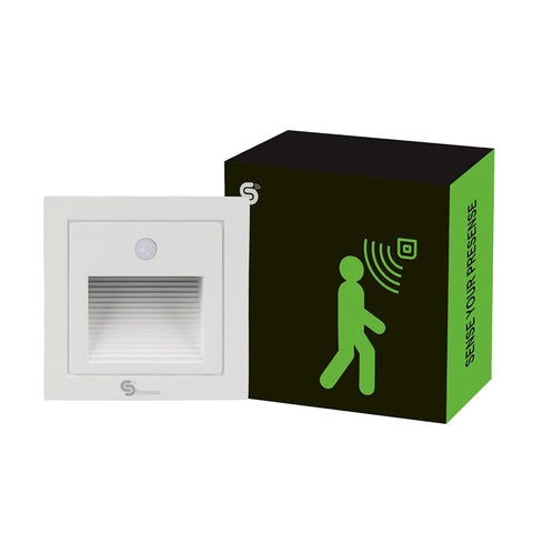 3W PIR Motion Sensor Foot Light | Auto On/Off | IP65 Waterproof | Motion Sensor Footlight