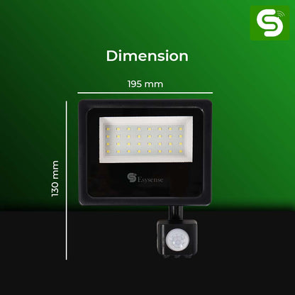 Esysense 20W flood light warm white 3000K vs cool white 6500K color temperature comparison