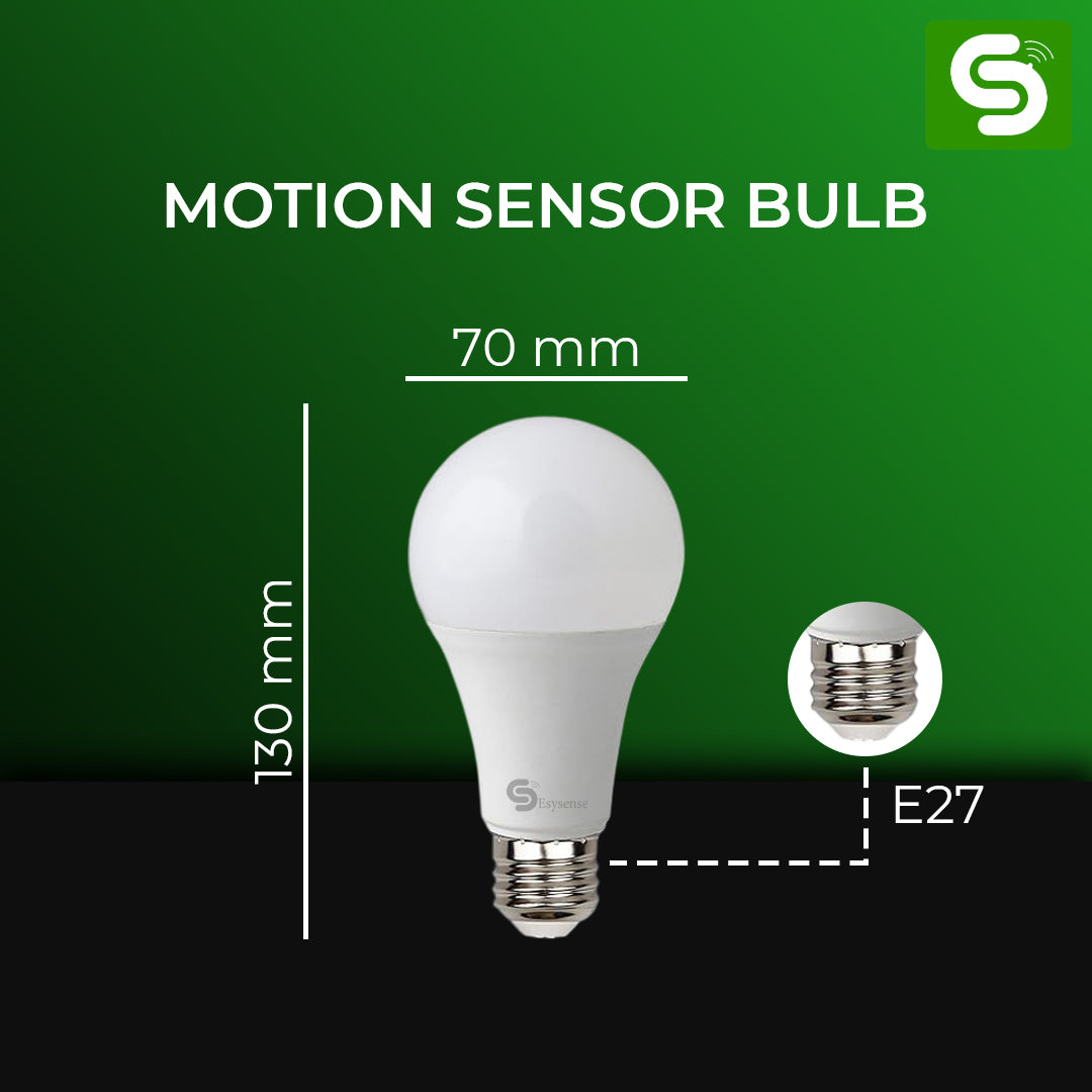 Motion Sensor Bulb | Radar Motion Sensor Bulb with Auto on/off feature | E27 | 10W