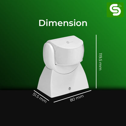 180° Microwave Motion Sensor | Wall Mount Motion Sensor | Upto 12m Detection Range | Radar Motion Sensor with IP65 |  ESY-M06