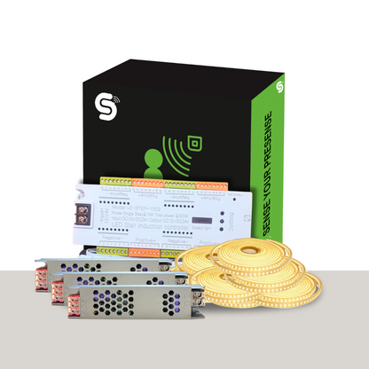 32 Step Staircase Controller Sensor Kit | 5 Meter LED Strip (8 Roll Strips) with 12V/10Amp Driver (3 driver)
autometic light
led strip light
24v strip light
led light strip power supply
24v rgb led strip
24v waterproof led strip
led strip lights 24 volt
motion sensor strip light
motion sensor
motion sensor strip light price
best motion sensor strip light price
esysense
