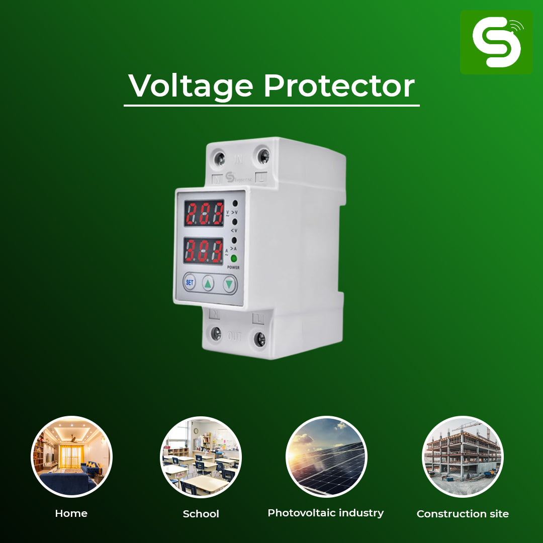 Voltage Protector, Over Under Voltage Protection With Over Current/Load Protection | Overvoltage & Undervoltage Protection | ESY-M43