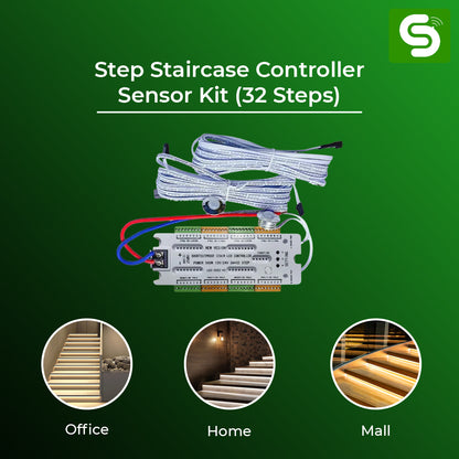 32 Channel Staircase Controller | PIR Motion Sensor Controller | 12/24V DC | PIR Technology | 500W Capacity | ESY-P29