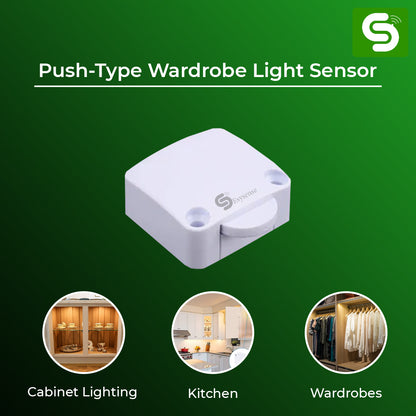 Push-Type Wardrobe Light Sensor | 110-270V AC | 2A Current Rating | ESY- TC36