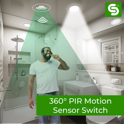 360° PIR Motion Sensor | 110-270V/AC Motion Sensor | Upto 8M Detection Range | Infrared PIR Motion Sensor for Home | ESY-P12