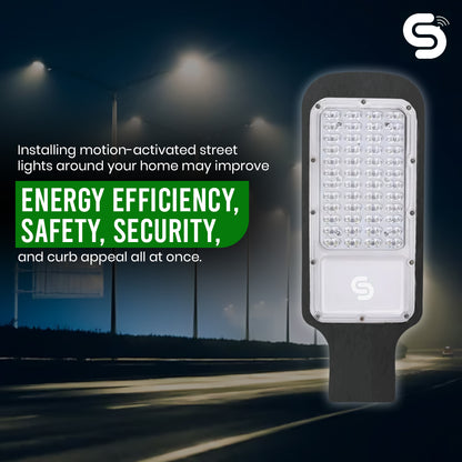 ESYSENSE | Motion Sensor Street Light | Auto On/Off | IP65 | 50W