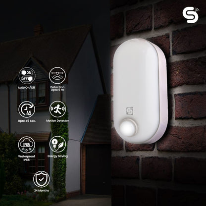 Bulkhead motion sensor light