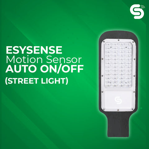 Motion Sensor LED Street Light | 30W & 50W | Auto On/Off | 6500K Cool White | Energy-Efficient Outdoor Lighting