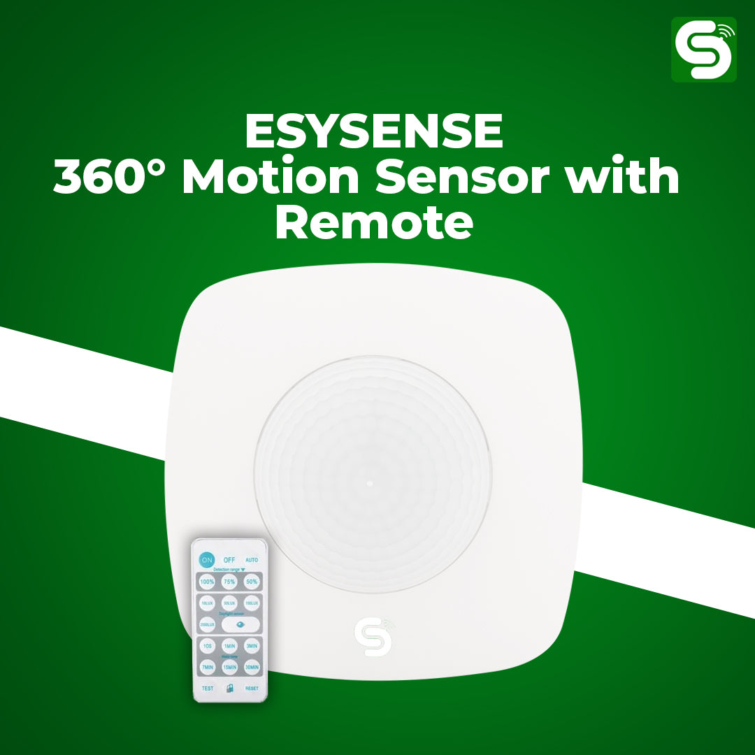 ESYSENSE | PIR Sensor with Remote | Ceiling Sensor