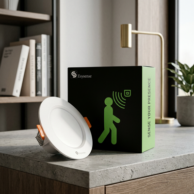 Motion Sensor Concealed Downlight, Auto On/Off + Day Night | IP20 | 7W