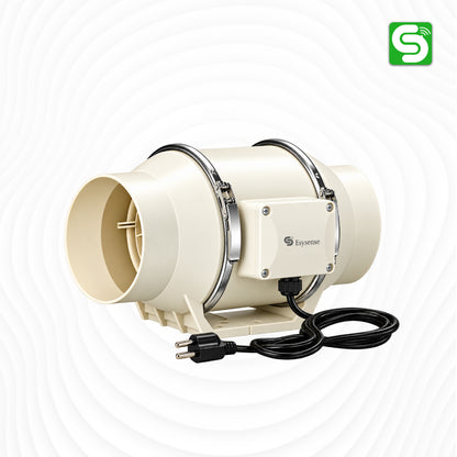 ESYSENSE Esy- Flow14-8 Inch Inline Duct Fan – Ultra Silent High-Airflow Ventilation Fan