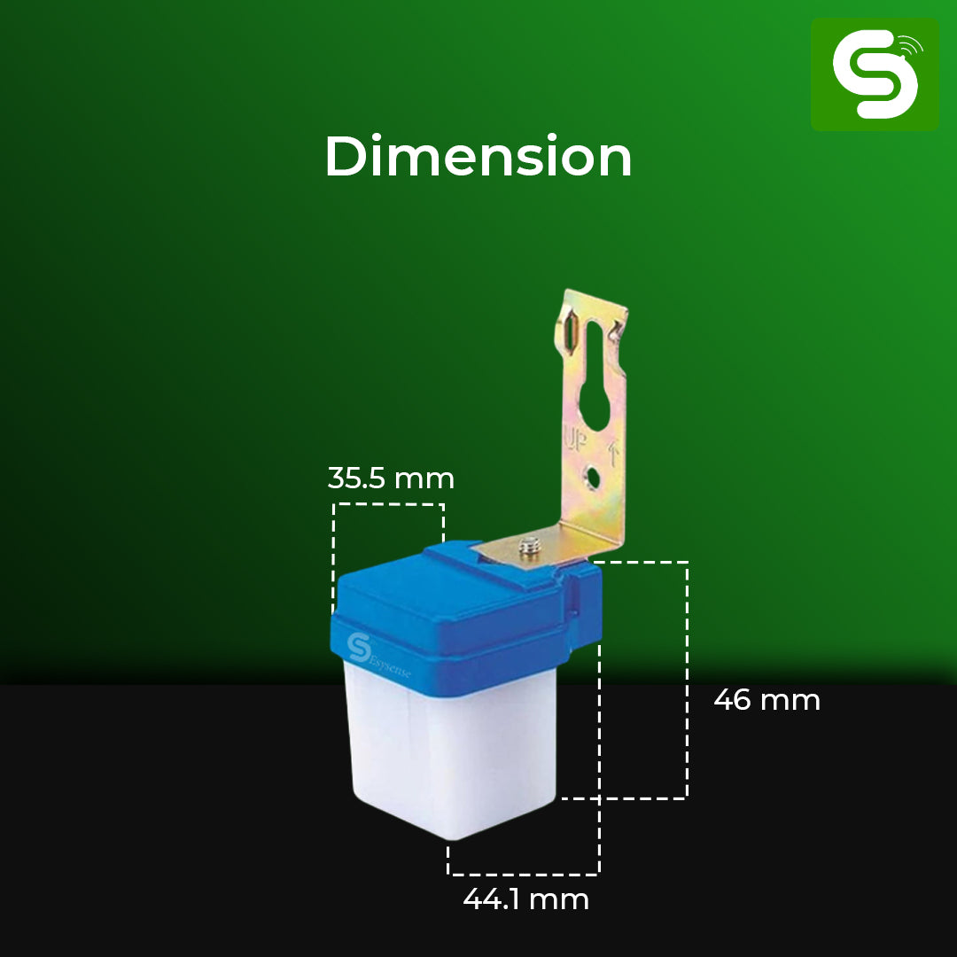IP44 weatherproof pole mount photocell sensor outdoor rain dust resistant -10 to 70 degree India