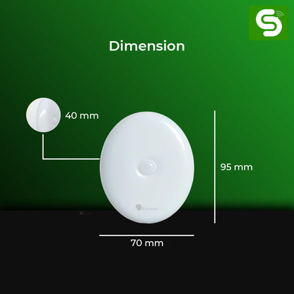 Esysense 3W RGB motion sensor light 2200mAh lithium rechargeable 3000K 6500K warm cool white colour