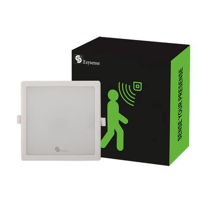 motion sensor panel light, esysense motion sensor panel light, concealed mount motion sensor panel light, ceiling mount motion sensor panel light recessed mount panel light, auto dimmable motion sensor panel light