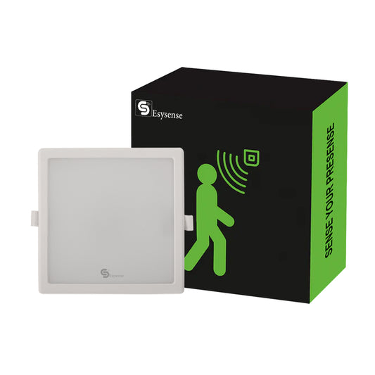 motion sensor panel light, esysense motion sensor panel light, concealed mount motion sensor panel light, ceiling mount motion sensor panel light recessed mount panel light, auto dimmable motion sensor panel light