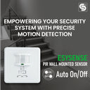 PIR Wall Mount Concealed Motion Sensor, 160° Wall Mount PIR Motion Detector, Upto 6m Detection Range, Motion sensor, motion sensor wall mount, concealed wall mount, concealed motion sensor light