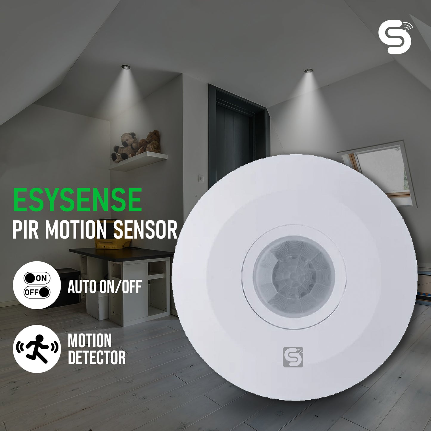 PIR Motion detector ceiling Mount