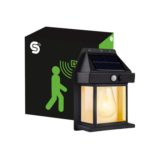 Motion Sensor Solar LED Light | PIR Wall Mount Motion Sensor LED Light | IP65 Waterproof Outdoor Lamp