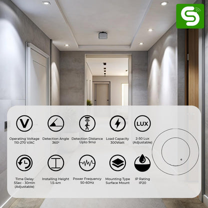 Microwave_sensor_surface_mount_indoor_Indoor_surface_mount_microwave_sensor_Microwave_motion_sensor_indoor_Surface_mount_radar_motion_detector_Indoor_microwave_occupancy_sensor_Microwave_presence_detector_surface_mount_Indoor_radar_motion