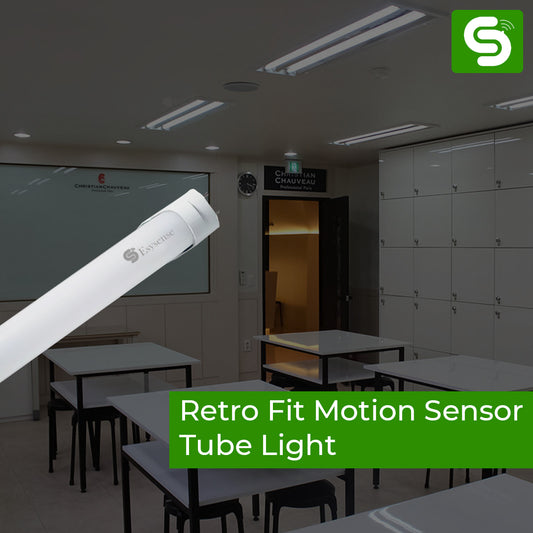 Retrofit motion sensor tubelight, motion sensor tubelight, auto on/off motion sensor tubelight, auto dimmable motion sensor tubelight