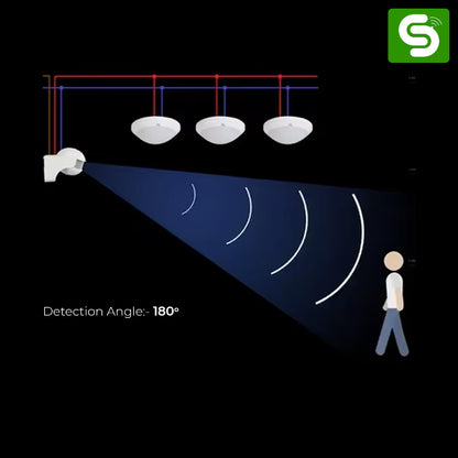 Adjustable Time Delay and Ambient Lux Settings for PIR Wall Switch