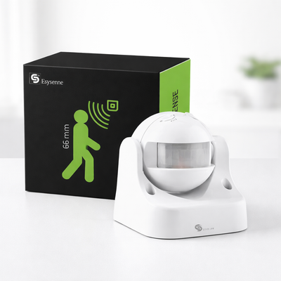 Wall Mount PIR Motion Sensor, Adjustable | 180° | Upto 8m | ESY-P09