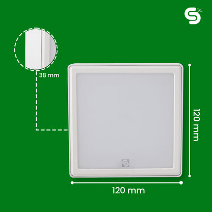  auto dimmable square panel light dimension