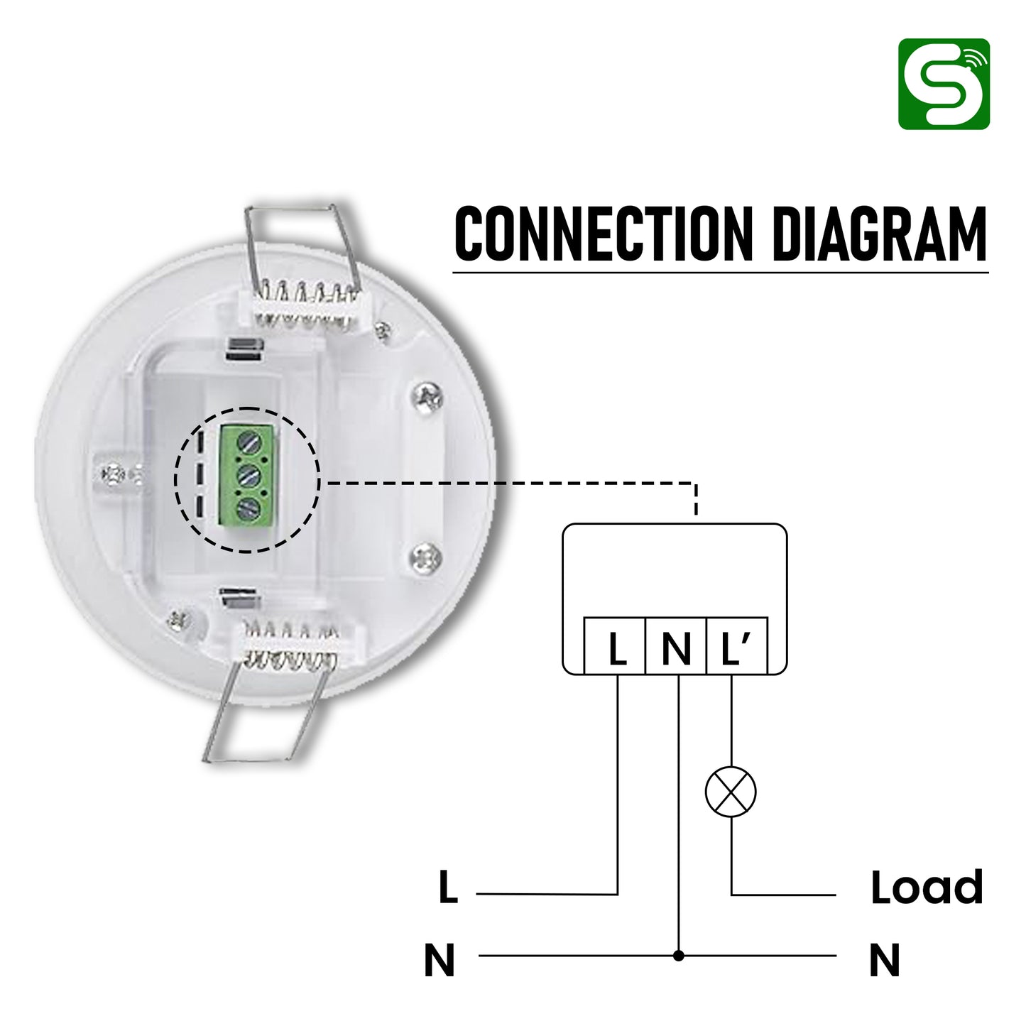 concealed sensor connection diagram